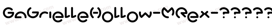 GabrielleHollow-MRex字体转换