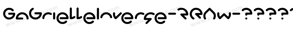 GabrielleInverse-2RAw字体转换