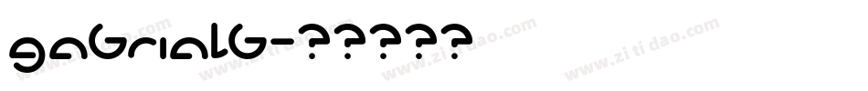 gabrialb字体转换