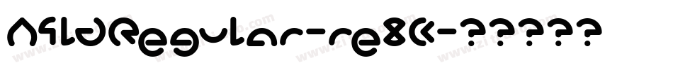 AfldRegular-re8K字体转换
