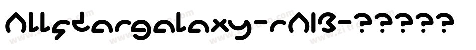 Allstargalaxy-rA1B字体转换