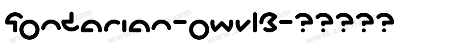 Fontarian-owv1B字体转换
