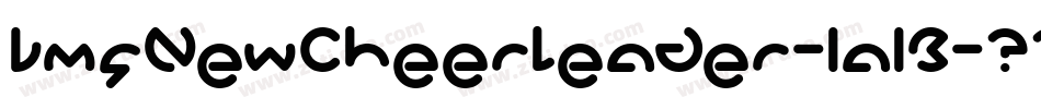 LmsNewCheerleader-1a1B字体转换