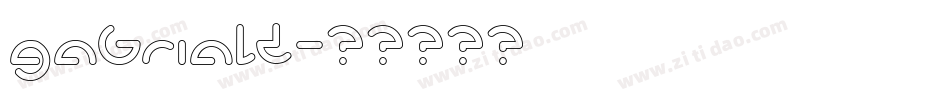 gabrialt字体转换