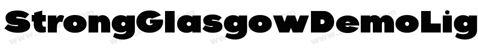 StrongGlasgowDemoLight-66vv字体转换