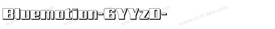 Bluemotion-6YYzD字体转换