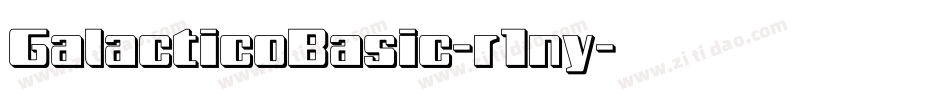GalacticoBasic-r1ny字体转换