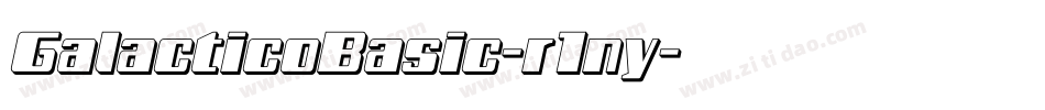 GalacticoBasic-r1ny字体转换
