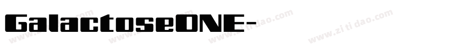 GalactoseONE字体转换