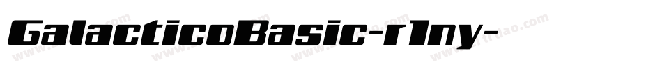 GalacticoBasic-r1ny字体转换