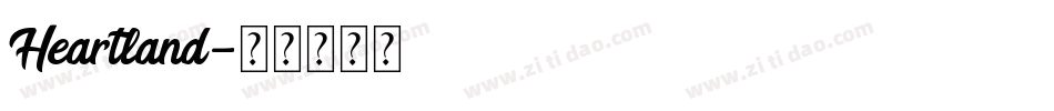 Heartland字体转换