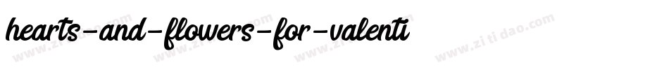hearts-and-flowers-for-valentines-1字体转换