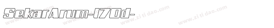 SekarArum-l7Od字体转换