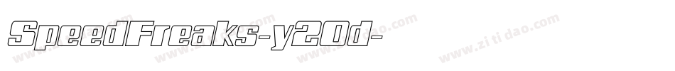 SpeedFreaks-y2Od字体转换
