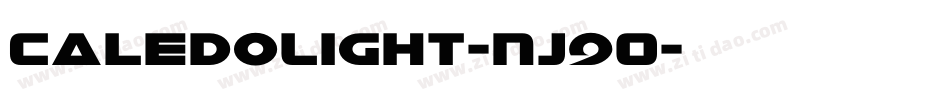 CaledoLight-nj9O字体转换