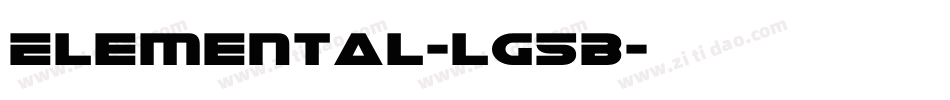 Elemental-lg5B字体转换