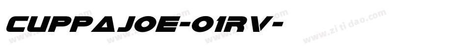 Cuppajoe-o1RV字体转换