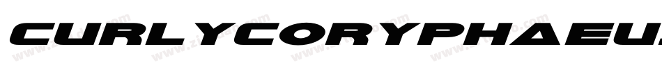 CurlyCoryphaeus-wJ5z字体转换 CurlyCoryphaeus-wJ5z字体转换