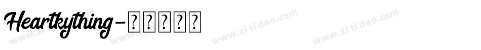 Heartkything字体转换