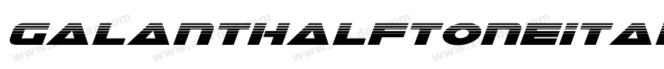 GalantHalftoneItalic-Y4rv字体转换