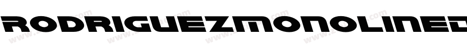 RodriguezMonolineDemo-rgv5K字体转换