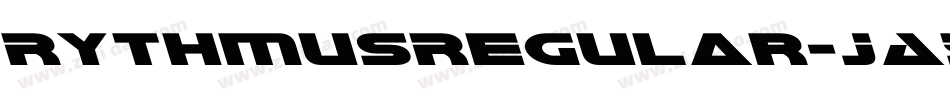 RythmusRegular-JA5K字体转换