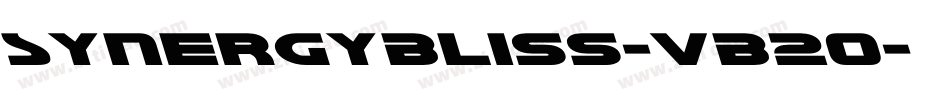 SynergyBliss-vB2O字体转换