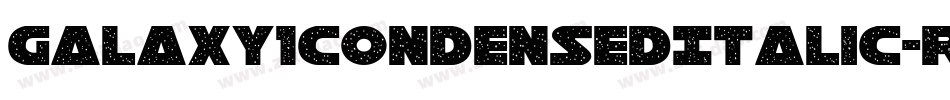 Galaxy1CondensedItalic-rZnx字体转换