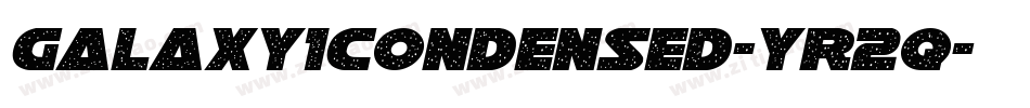 Galaxy1Condensed-YR2q字体转换