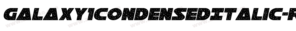 Galaxy1CondensedItalic-rZnx字体转换