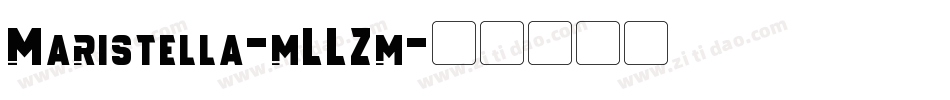 Maristella-mLLZm字体转换