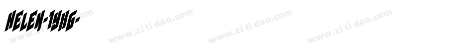 Helen-1YXg字体转换