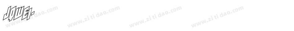 JQWei字体转换