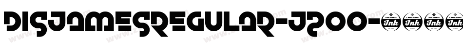 DisjamesRegular-j2OO字体转换