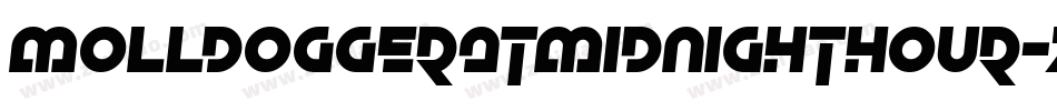 MolldoggerAtMidnightHour-z773字体转换