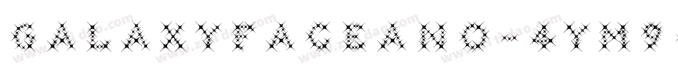 Galaxyfaceano-4yM9字体转换
