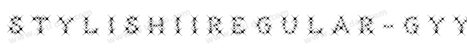 StylishIiRegular-GYYm字体转换