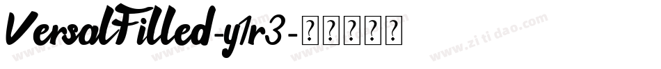 VersalFilled-y1r3字体转换