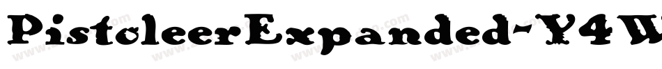 PistoleerExpanded-Y4Wq字体转换