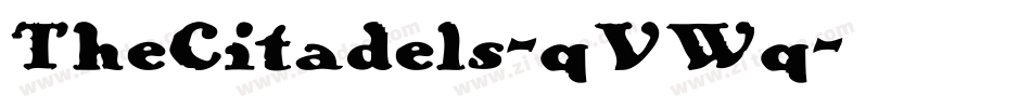 TheCitadels-qVWq字体转换