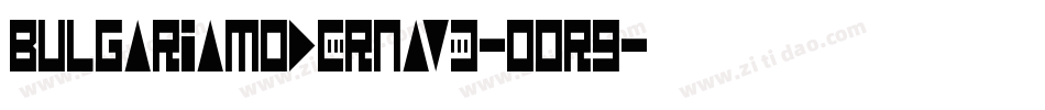 Bulgariamodernav3-00R9字体转换 Bulgariamodernav3-00R9字体转换