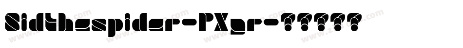 Sidthespider-PXgr字体转换