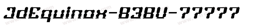 JdEquinox-B3BV字体转换