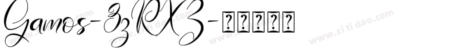 Gamos-3zRXZ字体转换