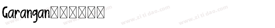 Garangan字体转换