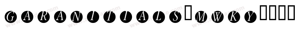 Garanitials-MWKY字体转换
