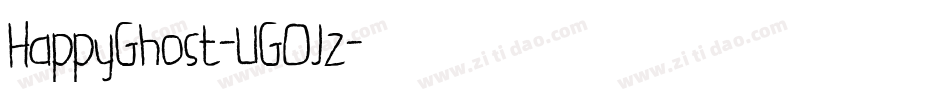 HappyGhost-VGOJz字体转换 HappyGhost-VGOJz字体转换