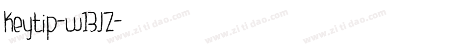 Keytip-w13JZ字体转换