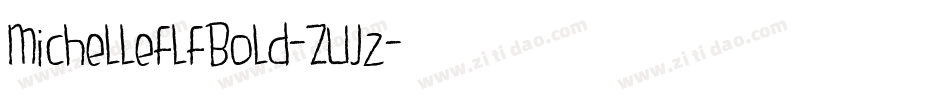 MichelleflfBold-ZVJz字体转换