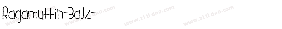 Ragamuffin-3aJz字体转换